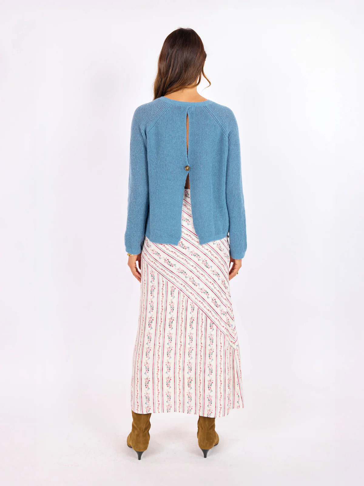 Sage the Label Fountain Open Back Sweater