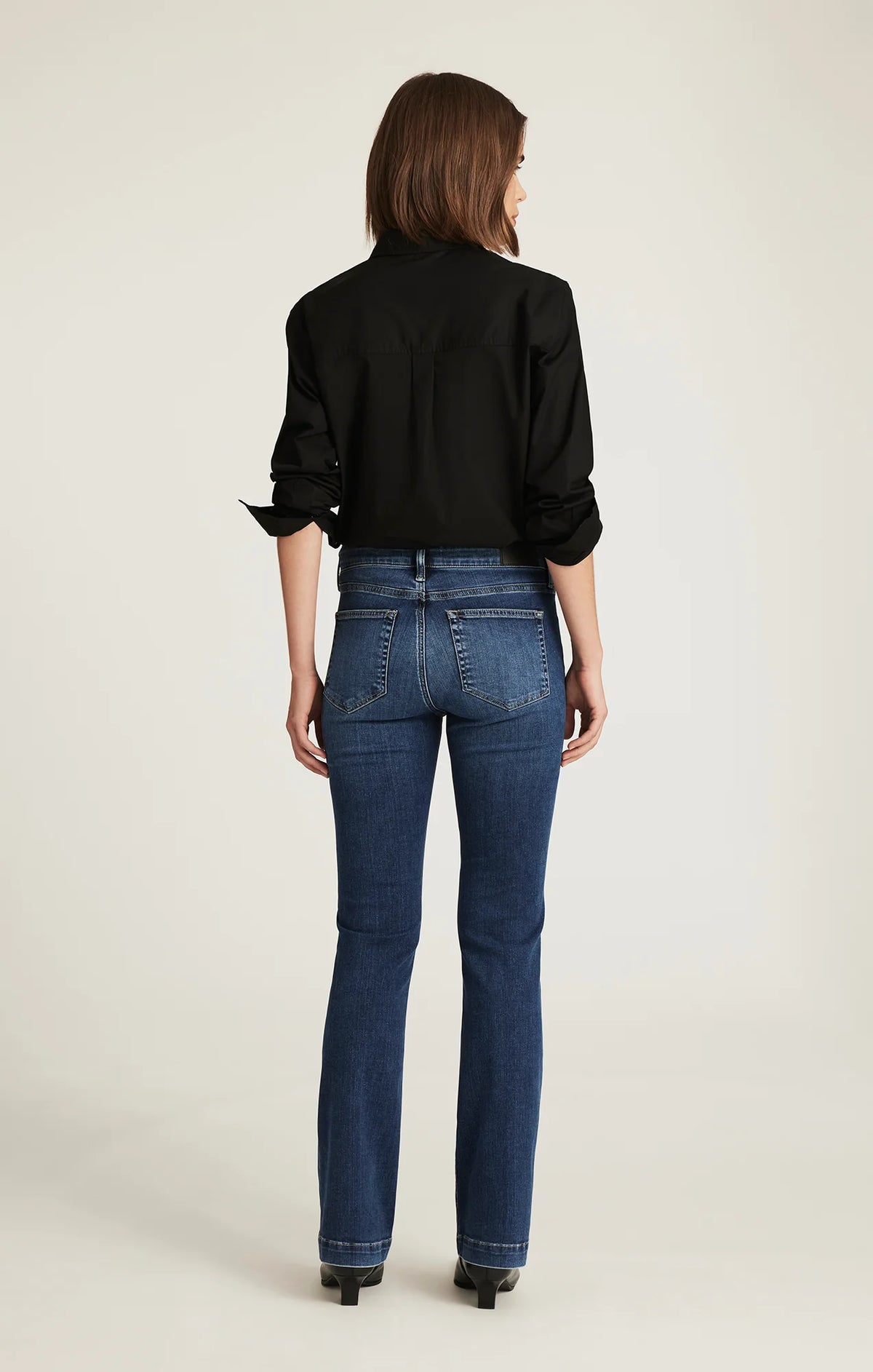Mavi Vicky Bootcut Jeans - Dark Brush Feather Luxe