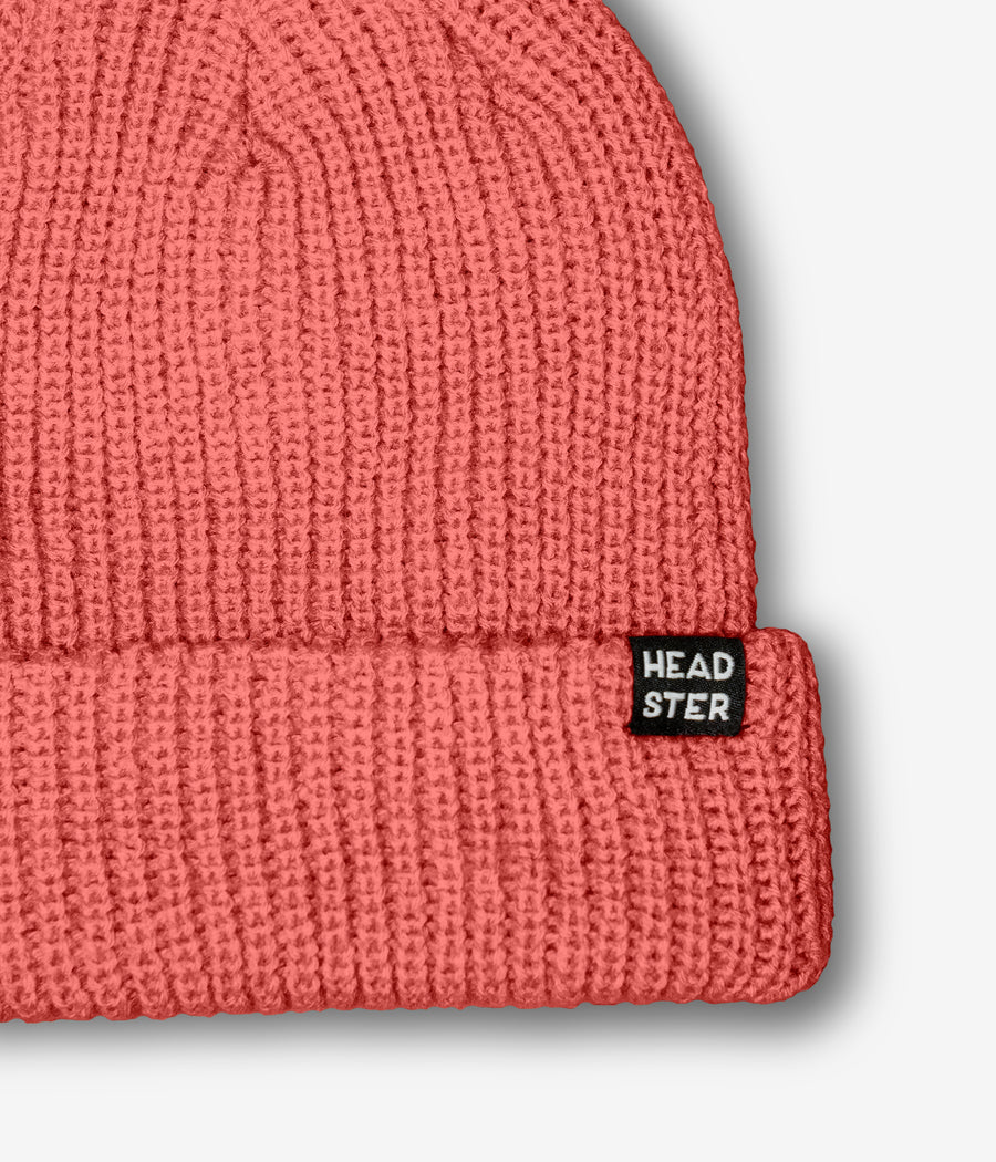 Minimal Beanie - Coral