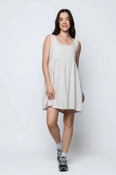 Orb Sunny Tank Dress - Natural