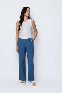 Orb Stevie Pant - Blue Pinstripe
