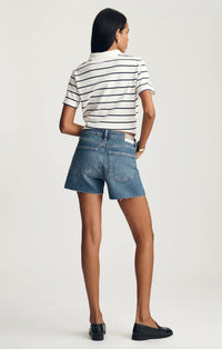 Mavi Heidi Shorts-Dark Used Classic Blue