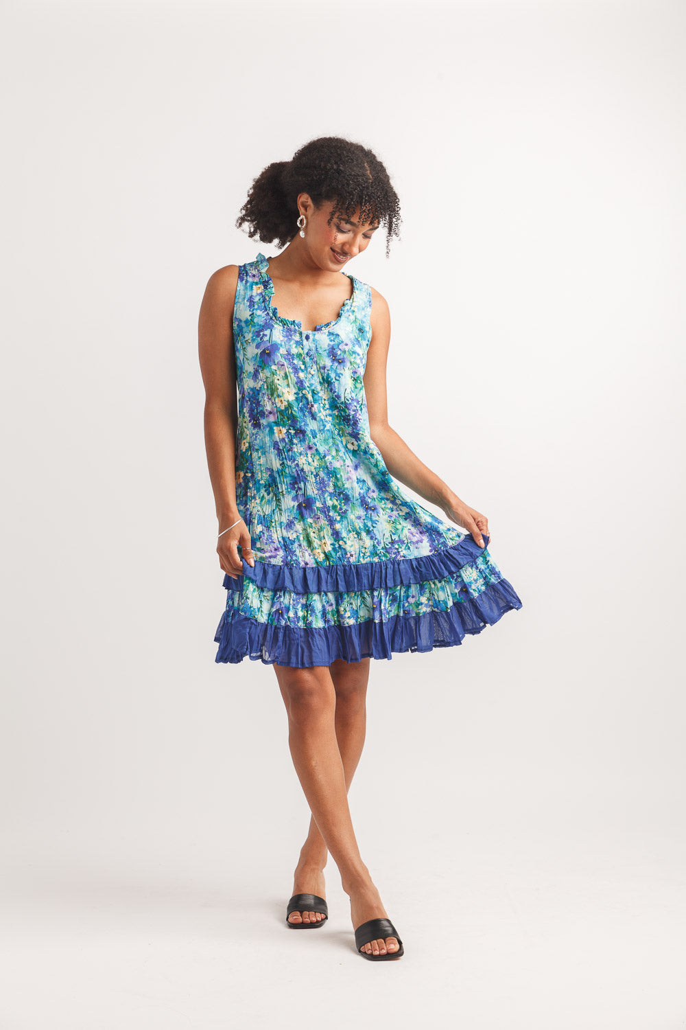 Papillon Floral Watercolour Print Dress