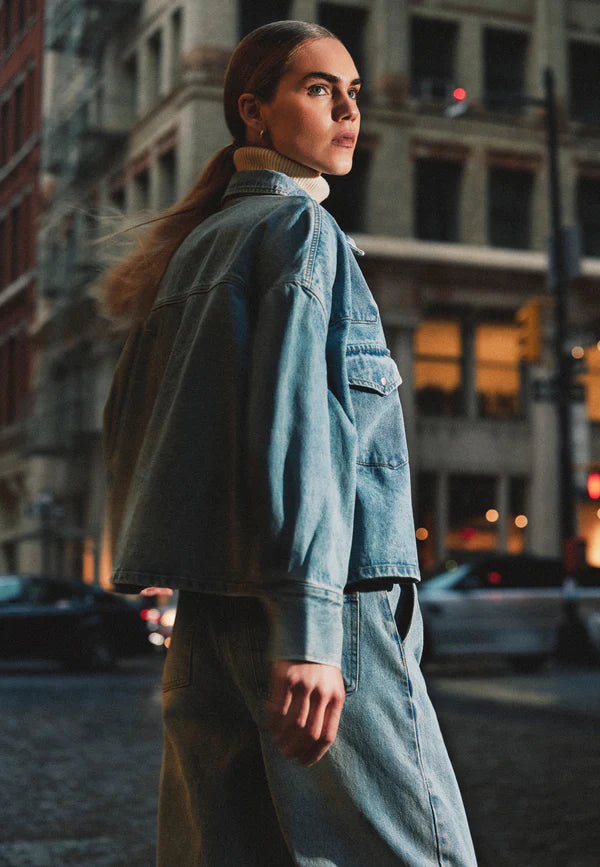 Minimum - Jean Jacket - Piv- Light Blue