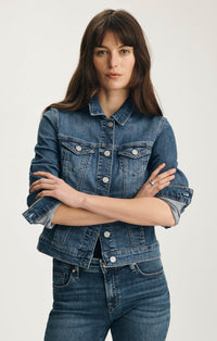 Mavi-Samantha Flex Blue Denim Jacket