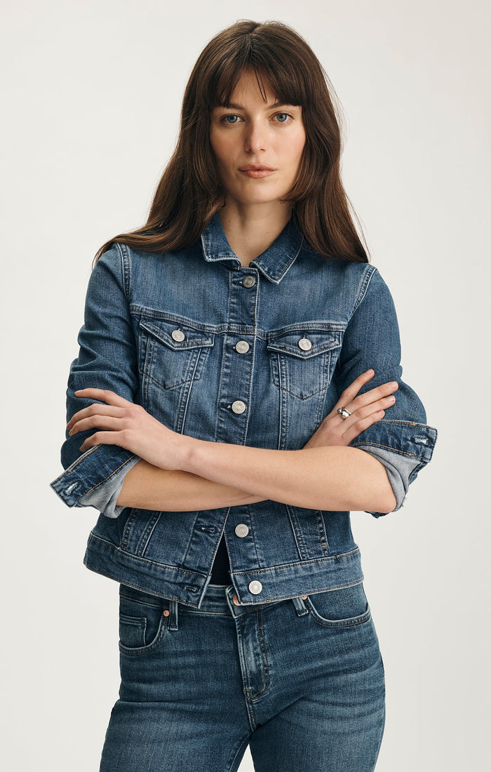 Mavi-Samantha Flex Blue Denim Jacket