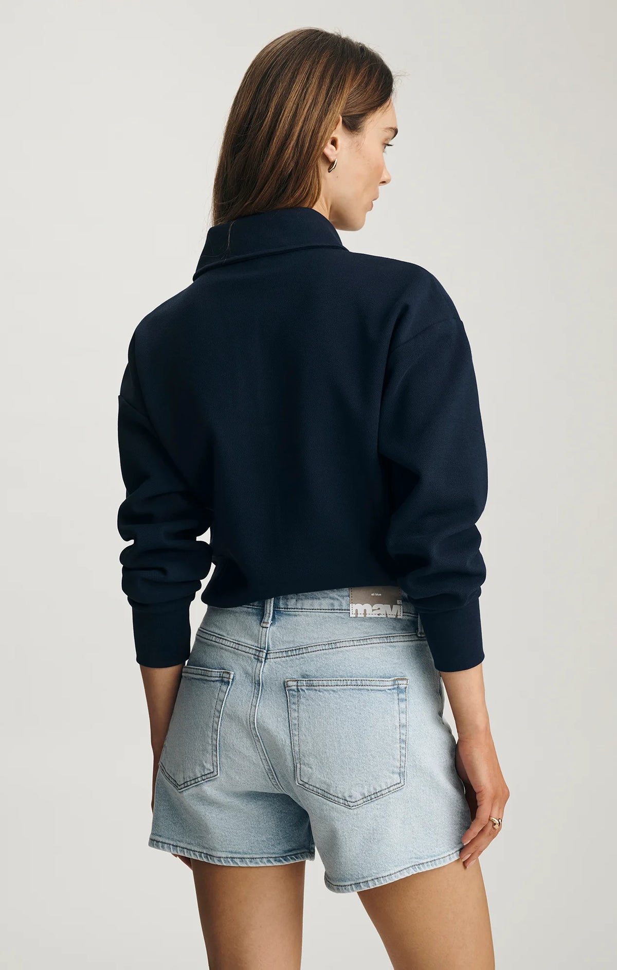 Mavi-Shorts Heidi Light Brushed Classic Blue