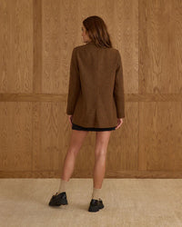 Rylee + Cru Double Breasted Blazer - Rustic Plaid
