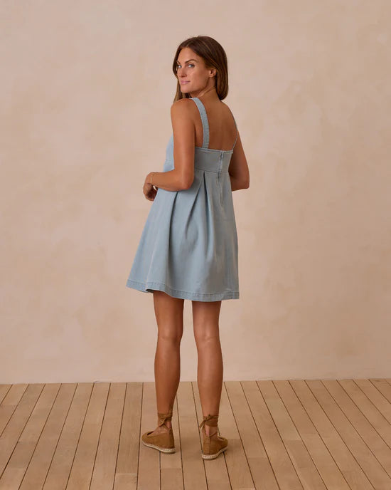 Denim Mini Dress Rylee & Cru