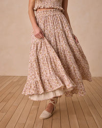 Rylee and Cru Ruffle Tiered Maxi Skirt | Wildflower