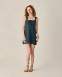 Rylee & Cru Crochet Mini Dress - Navy