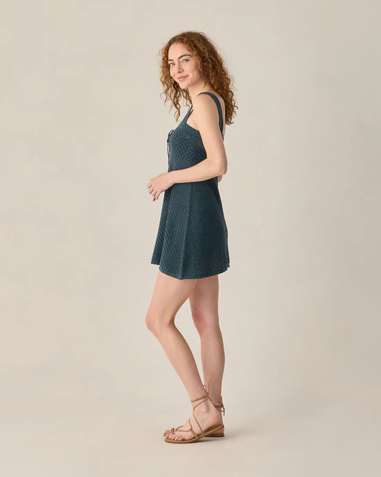 Rylee & Cru Crochet Mini Dress - Navy