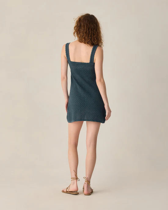 Rylee & Cru Crochet Mini Dress - Navy