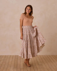 Rylee and Cru Ruffle Tiered Maxi Skirt | Wildflower