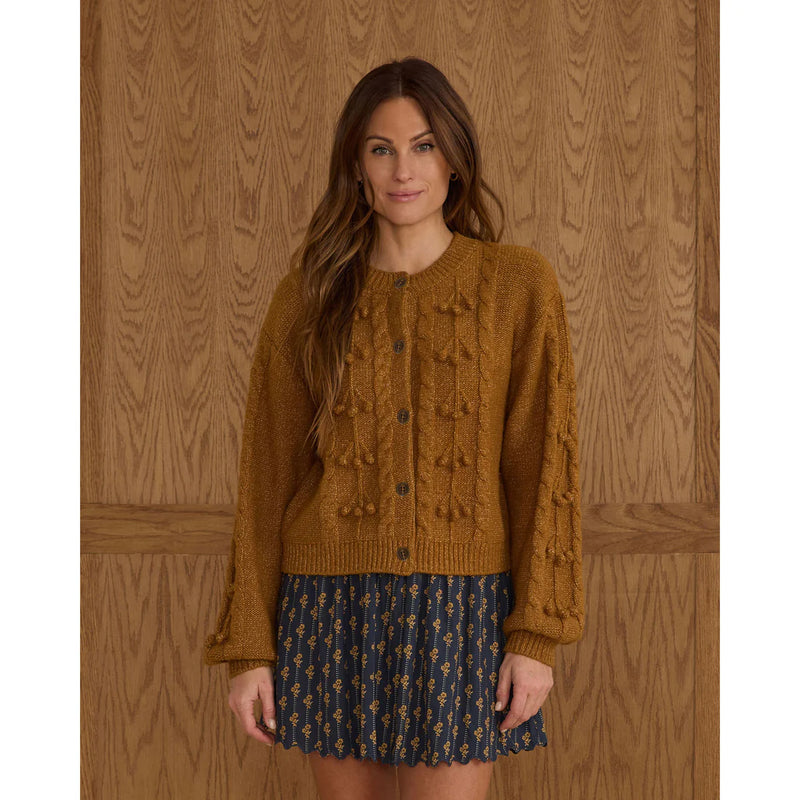 Rylee & Cru - Bobble Cardigan - Golden