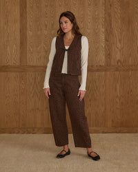 Rylee + Cru  Barrel Denim - Leopard