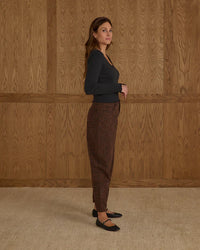 Rylee + Cru  Barrel Denim - Leopard