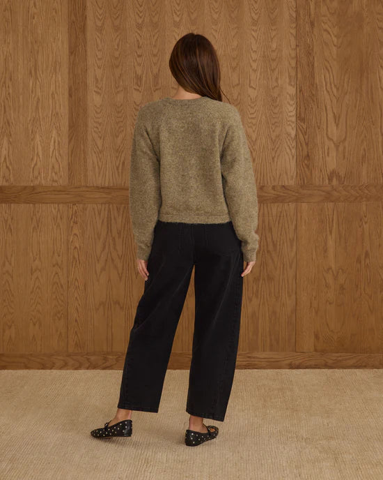 Rylee & Cru Fuzzy Cardigan - Evergreen