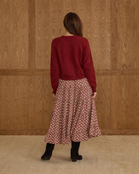 Rylee & Cru Fuzzy Cardigan - Ruby