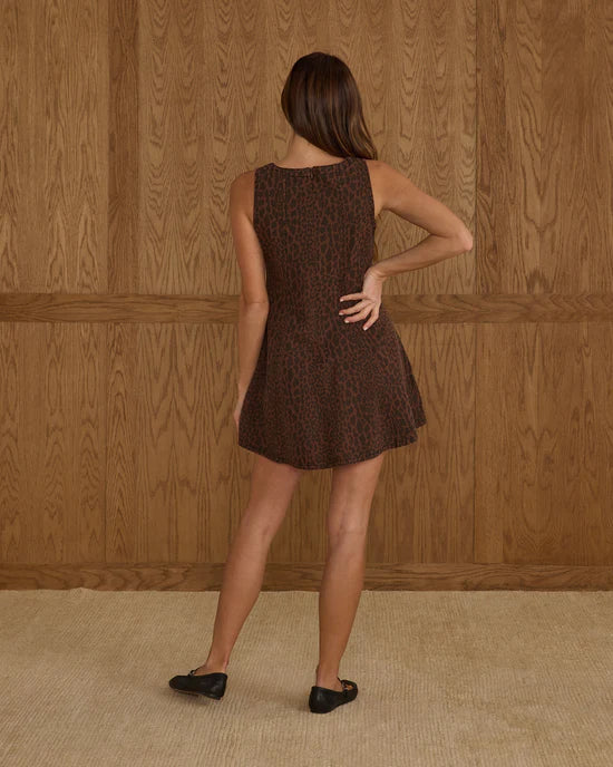 Rylee + Cru  Maeve Mini Dress - Leopard