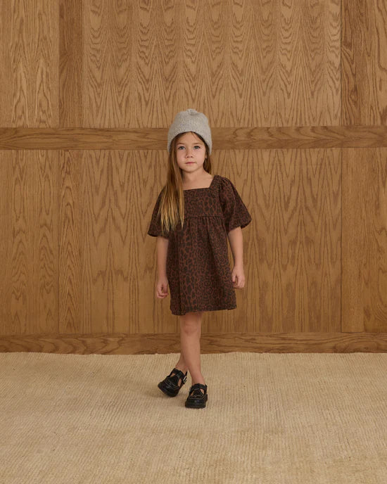 Rylee + Cru  Gretta Babydoll Dress - Leopard