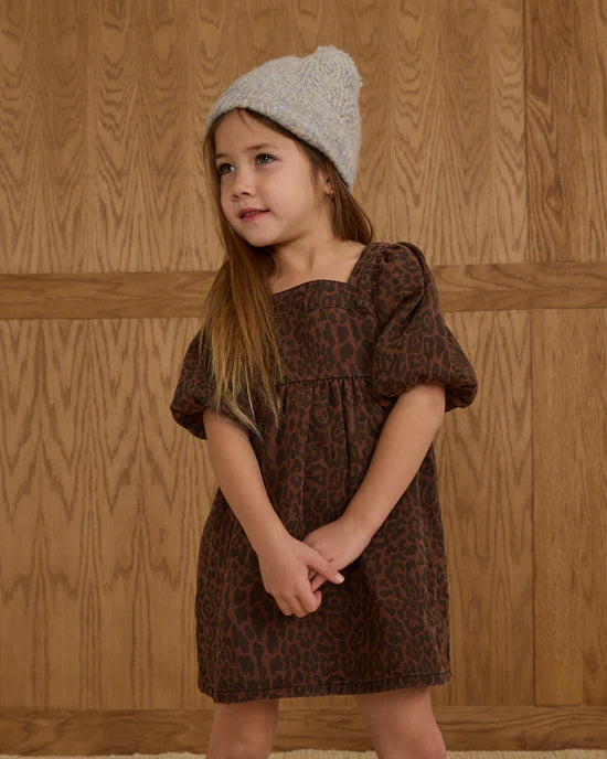 Rylee + Cru  Gretta Babydoll Dress - Leopard