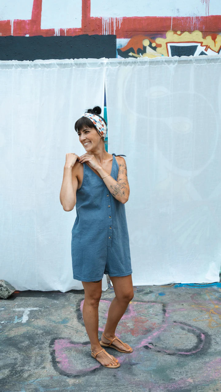 Jackson Rowe Spirit Romper - Country Blue