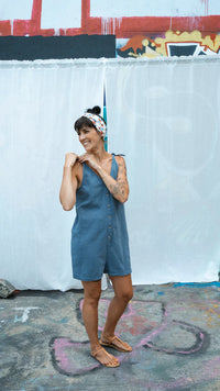 Jackson Rowe Spirit Romper - Country Blue