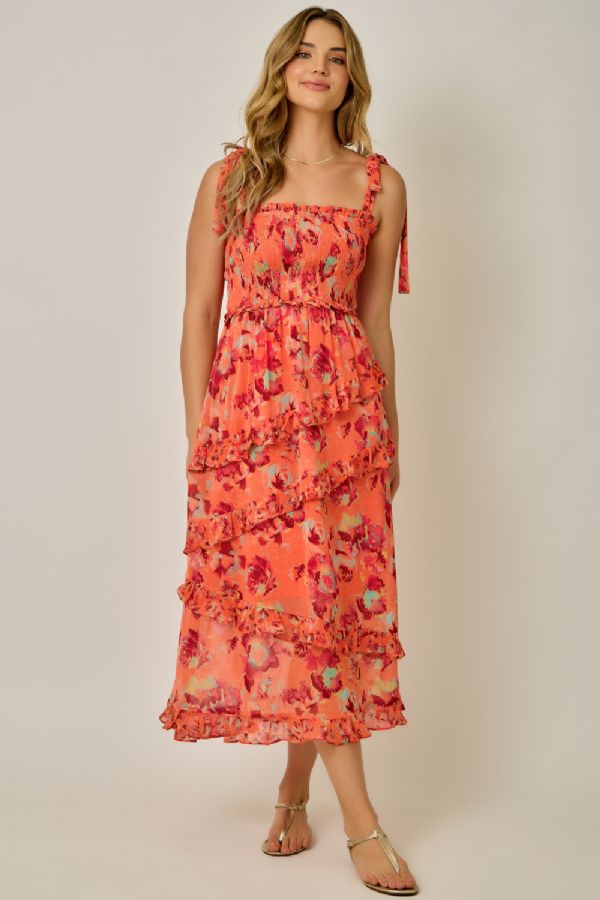 Mystree Sunrise Floral Dress