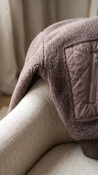 Priv Tess Teddy Quilted Coat