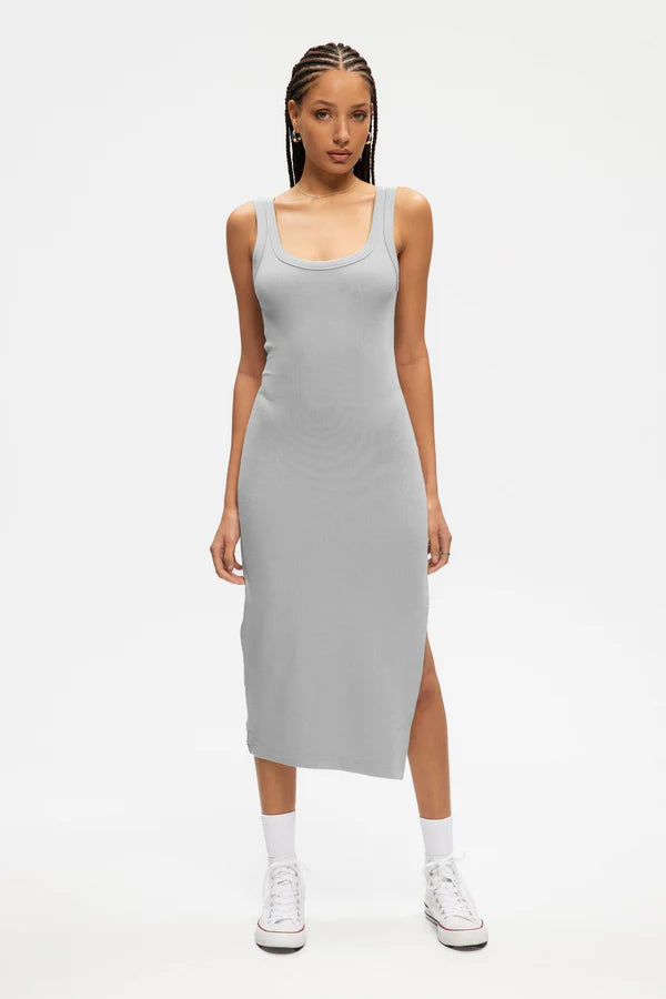 Kuwalla - Tee Midi Tank Dress - Grey