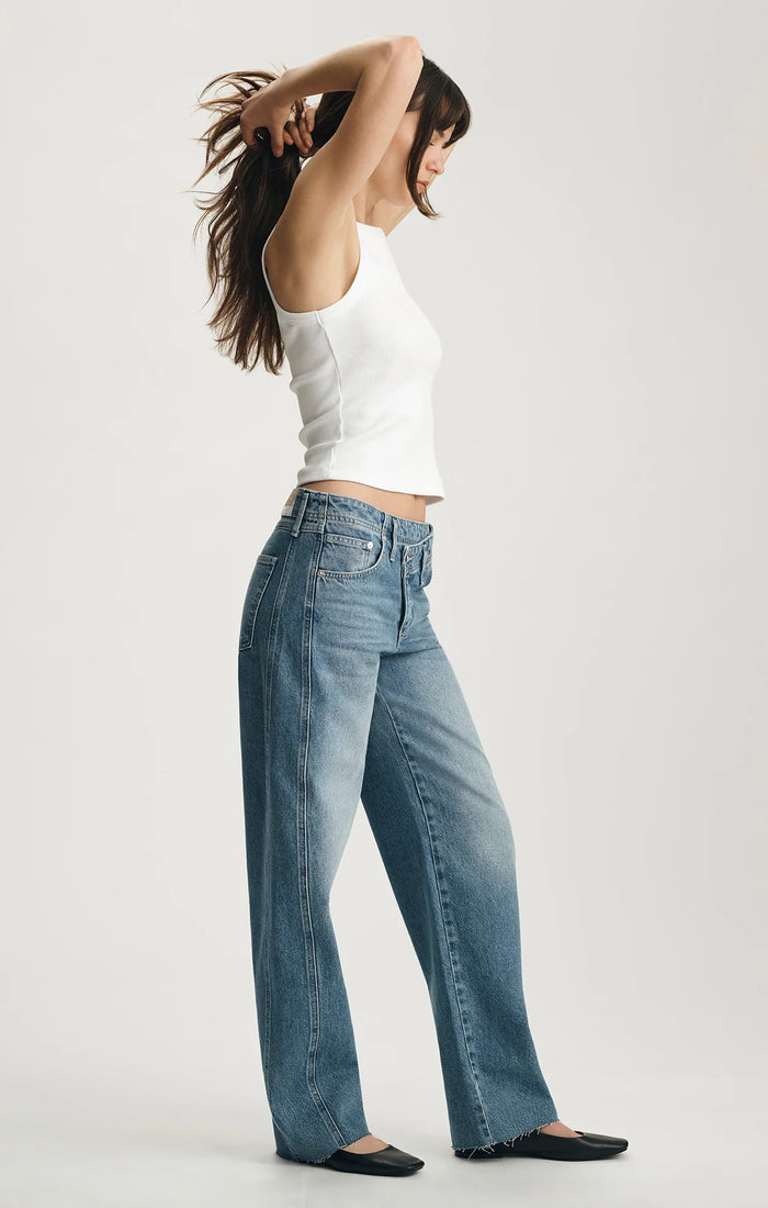Mavi-Nica Crossover Mid Brushed Denim