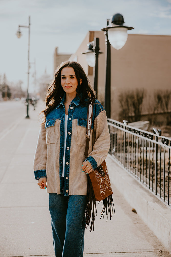 PRIV Nevada Knit Denim Jacket