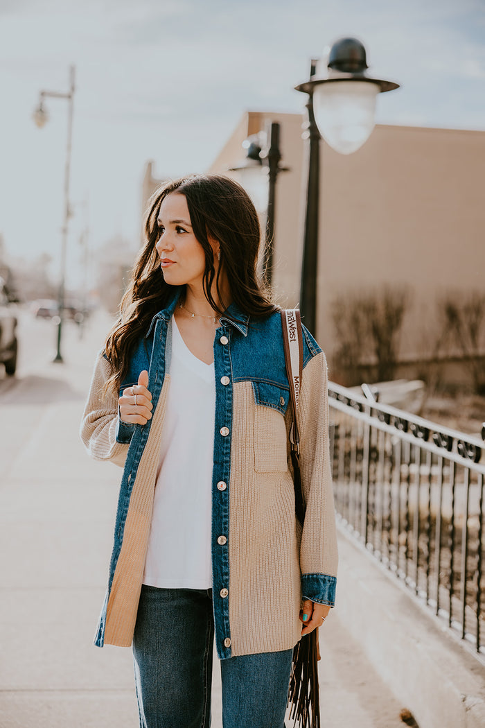 PRIV Nevada Knit Denim Jacket