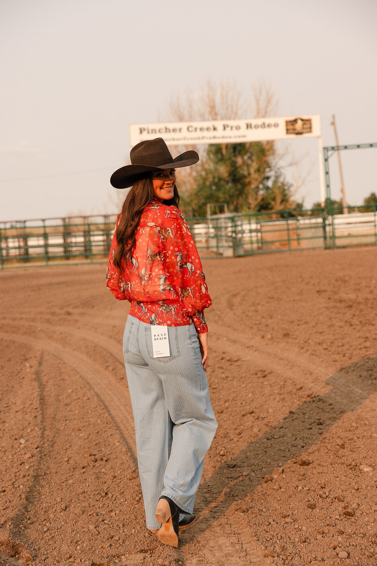 Burning Red Blouse