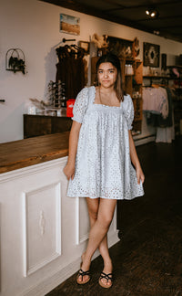 Rylee & Cru Milan Dress-Light Blue