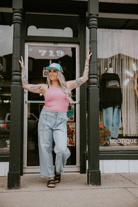 Daze Villa Drawstring Barrel Jeans