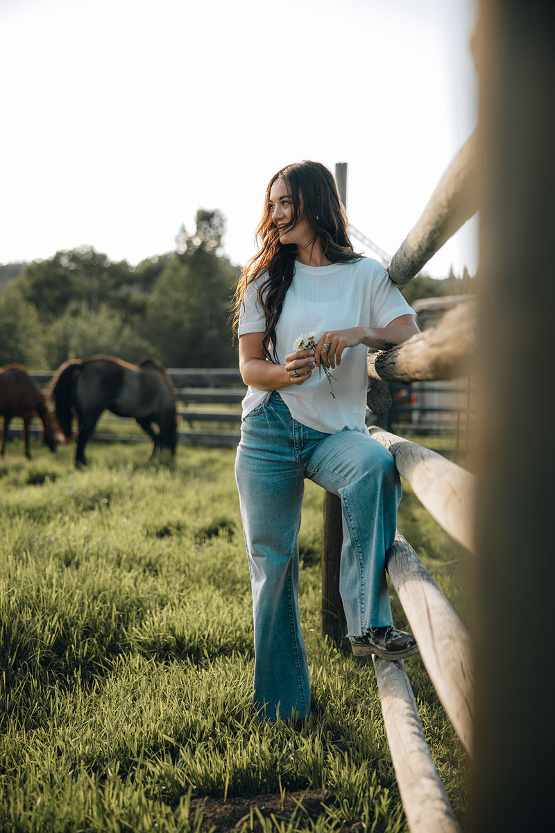 The Blayke Top - Ivory