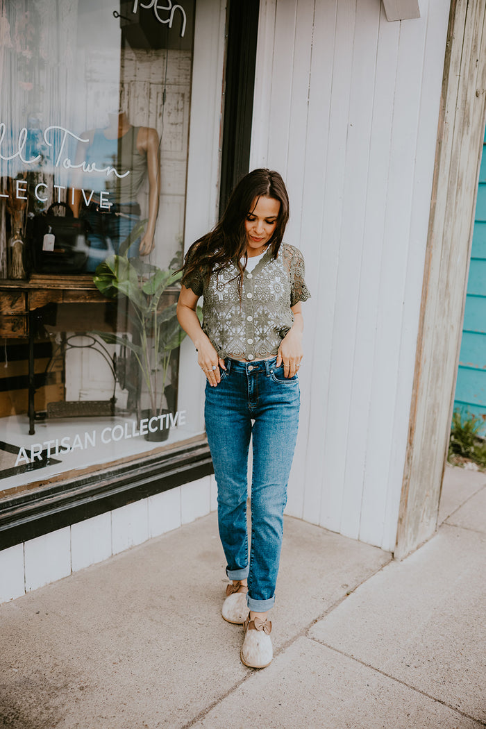 Mavi Kathleen Slim Boyfriend Jeans