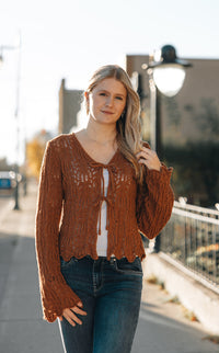 Bell Sleeve Knit Cardi (S-3XL)