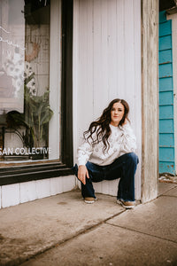 Brunette the Label All Over Horseshoe NYBF Crew
