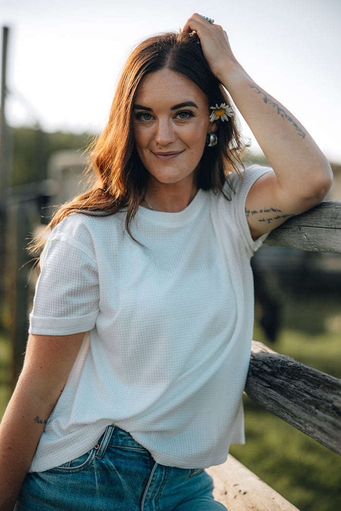 The Blayke Top - Ivory