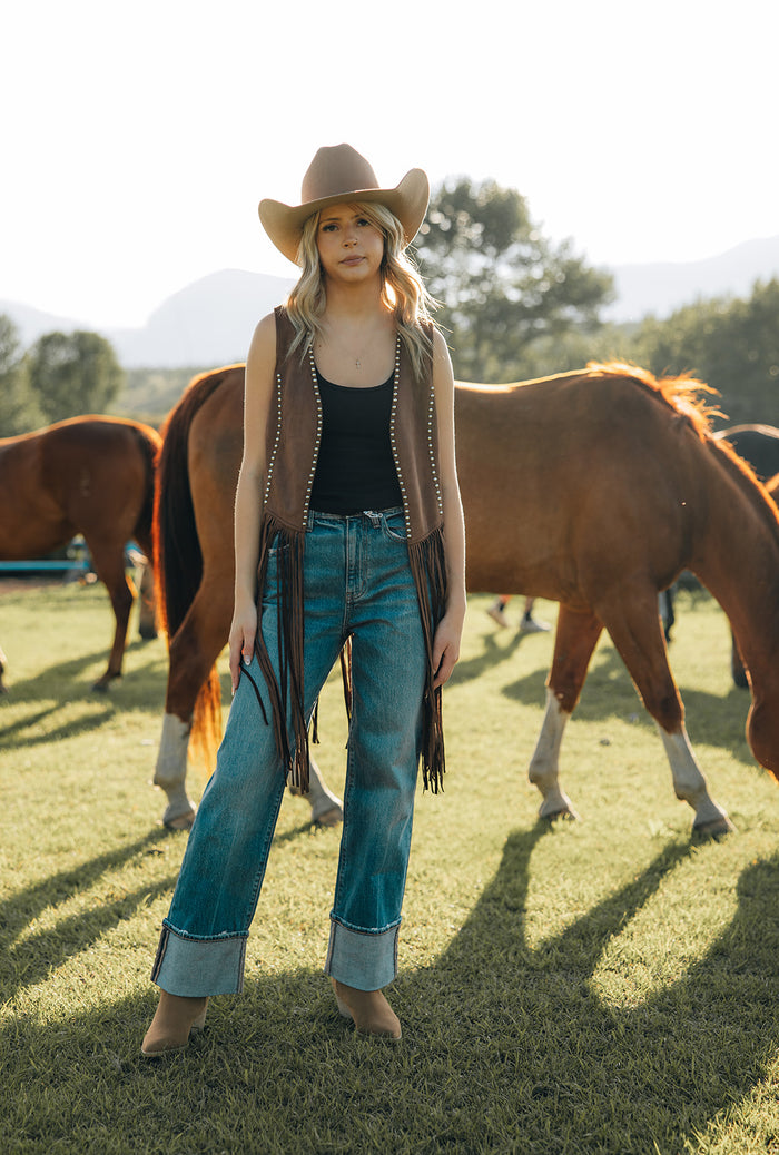 The Stevie Fringe Vest