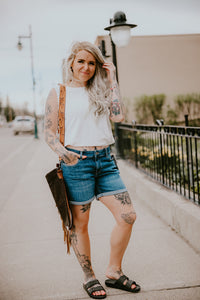 Mavi Pixie Denim Boyfriend Shorts