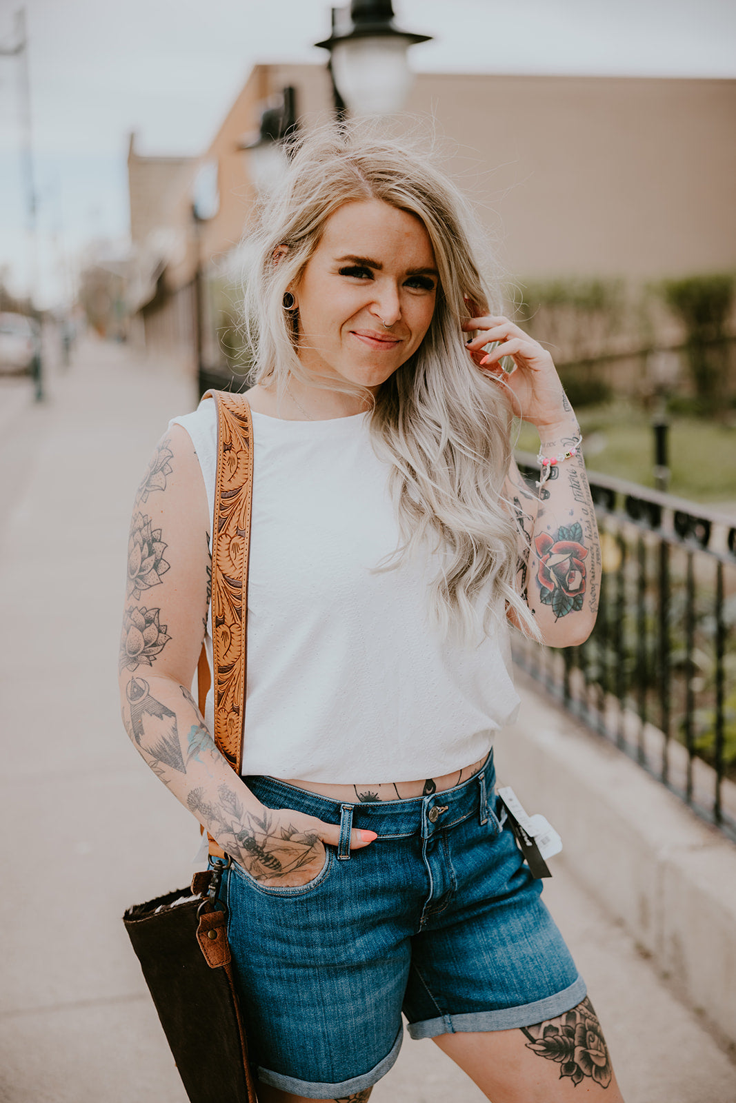 Mavi Pixie Denim Boyfriend Shorts