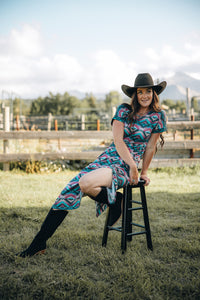 Kaslo Aztec Maxi Dress