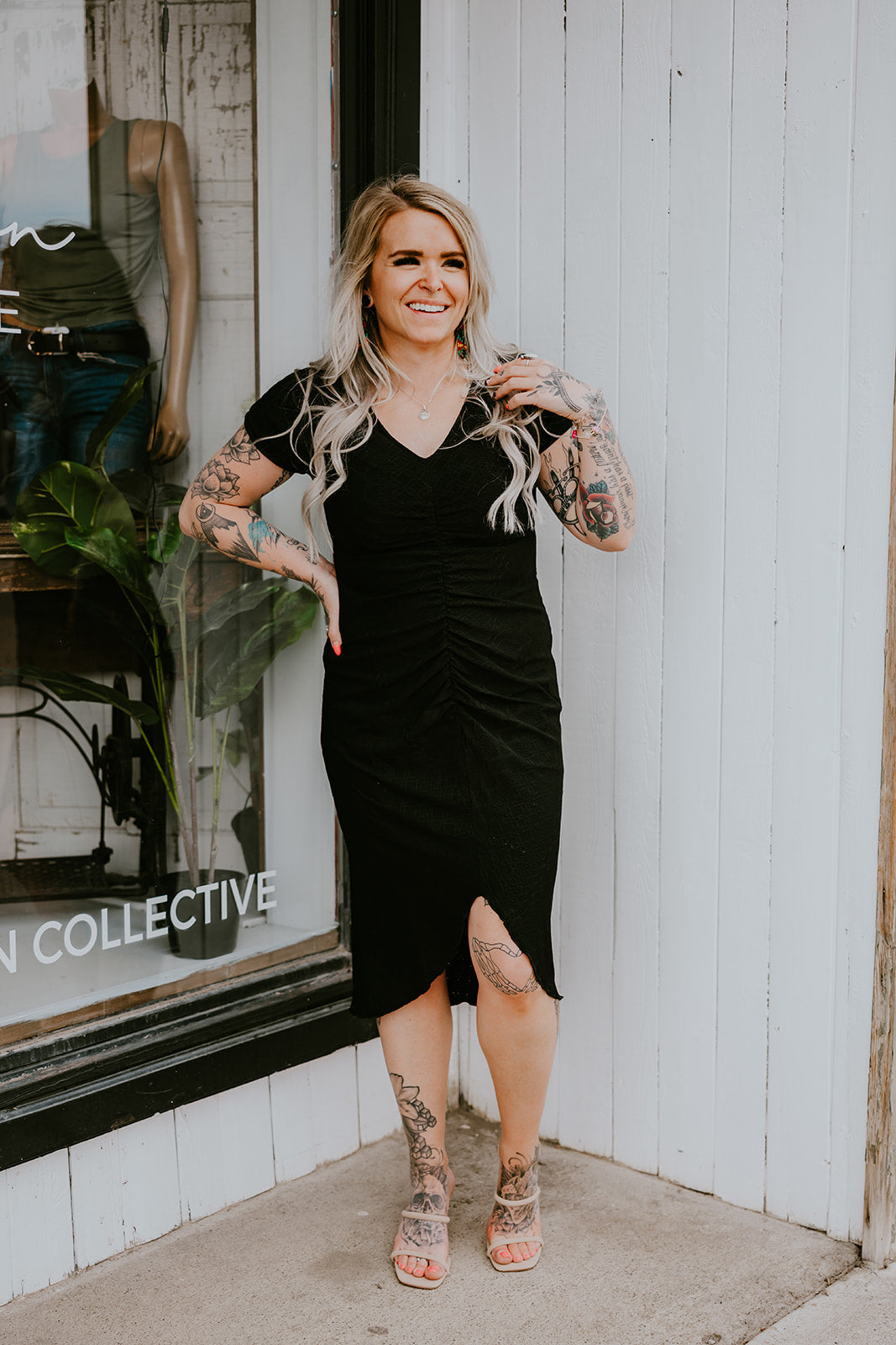 Orb Danielle Eyelet Dress