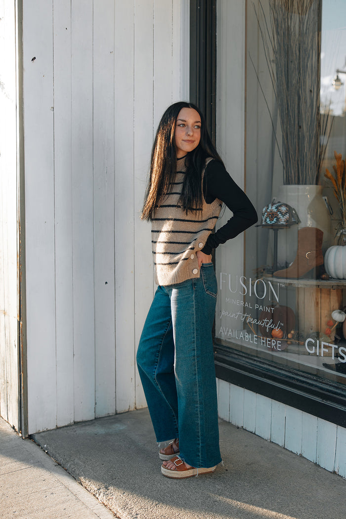 Daze Pleaser - High Rise Wide Ankle