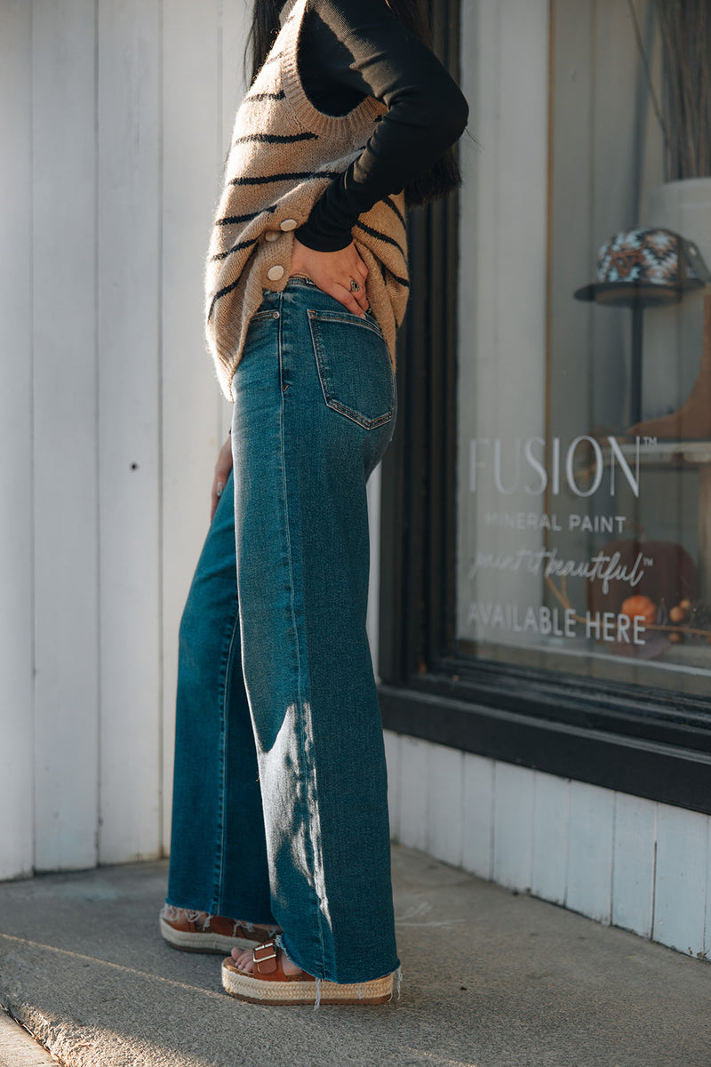 Daze Pleaser - High Rise Wide Ankle