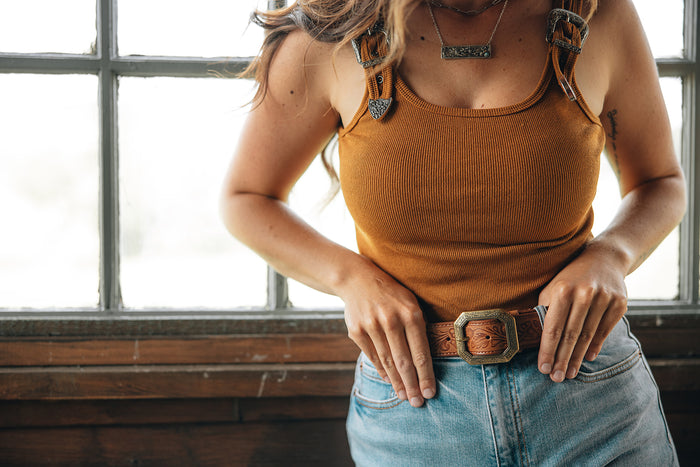 The Cassie Floral Belt